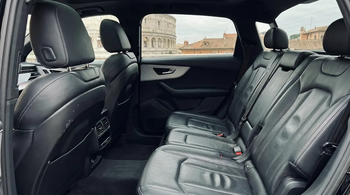 Audi SQ7 7seater 2023, interior — Cannes Lux Car Rental, Cannes. Audi SQ7 7seater in Cannes Audi SQ7 7seater hire in Cannes provides a 2023 SUV engineered…
