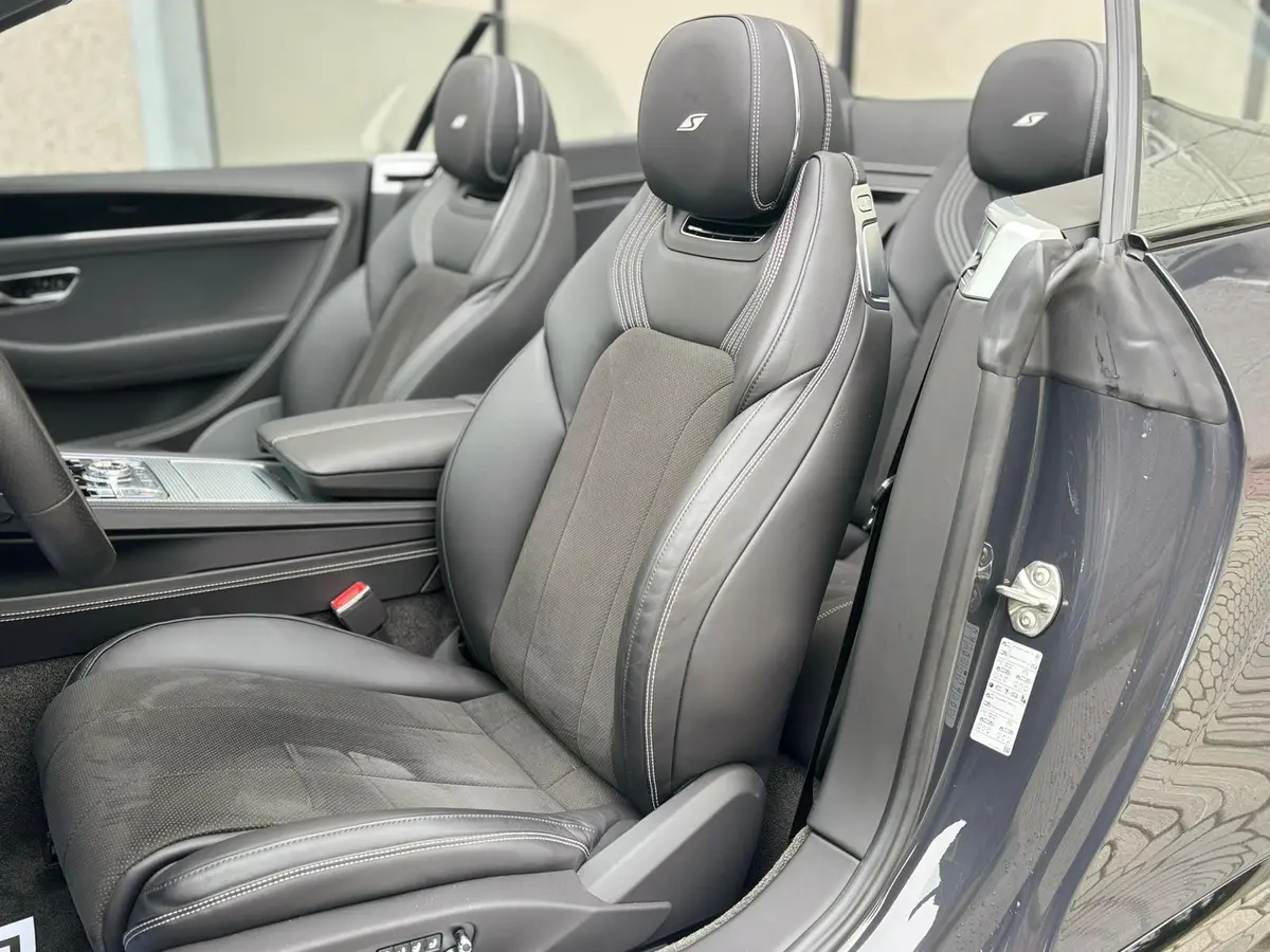 Bentley Continental GTC S V8 2025, interior — Cannes Lux Car Rental, Cannes. Bentley Continental GTC S V8 in Cannes Bentley Continental GTC S V8 rental in Cannes…