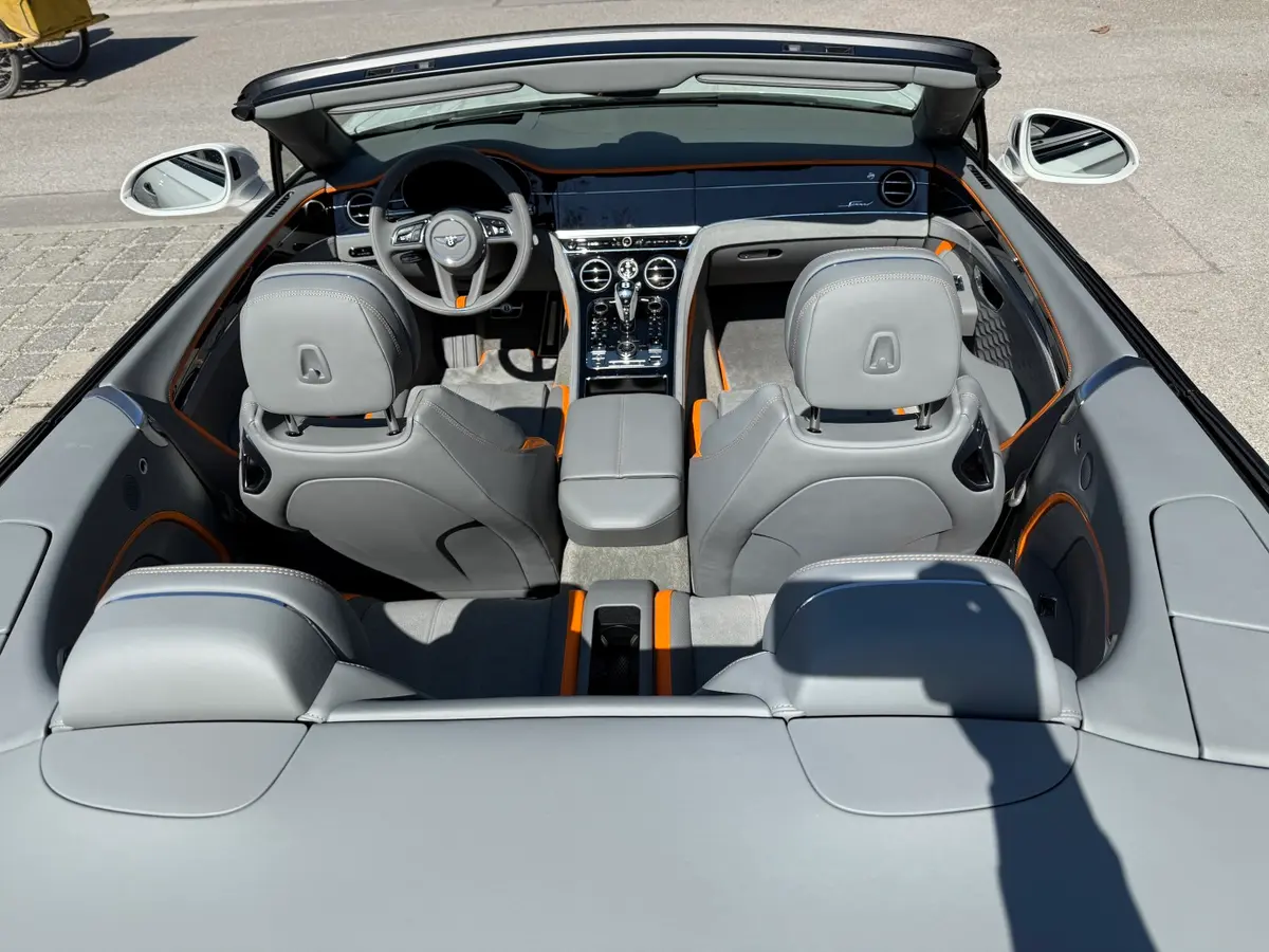 Bentley Continental GTC Speed 2025, interior — Cannes Lux Car Rental, Cannes. Bentley Continental GTC Speed in Cannes Bentley Continental GTC Speed hire in Cannes…