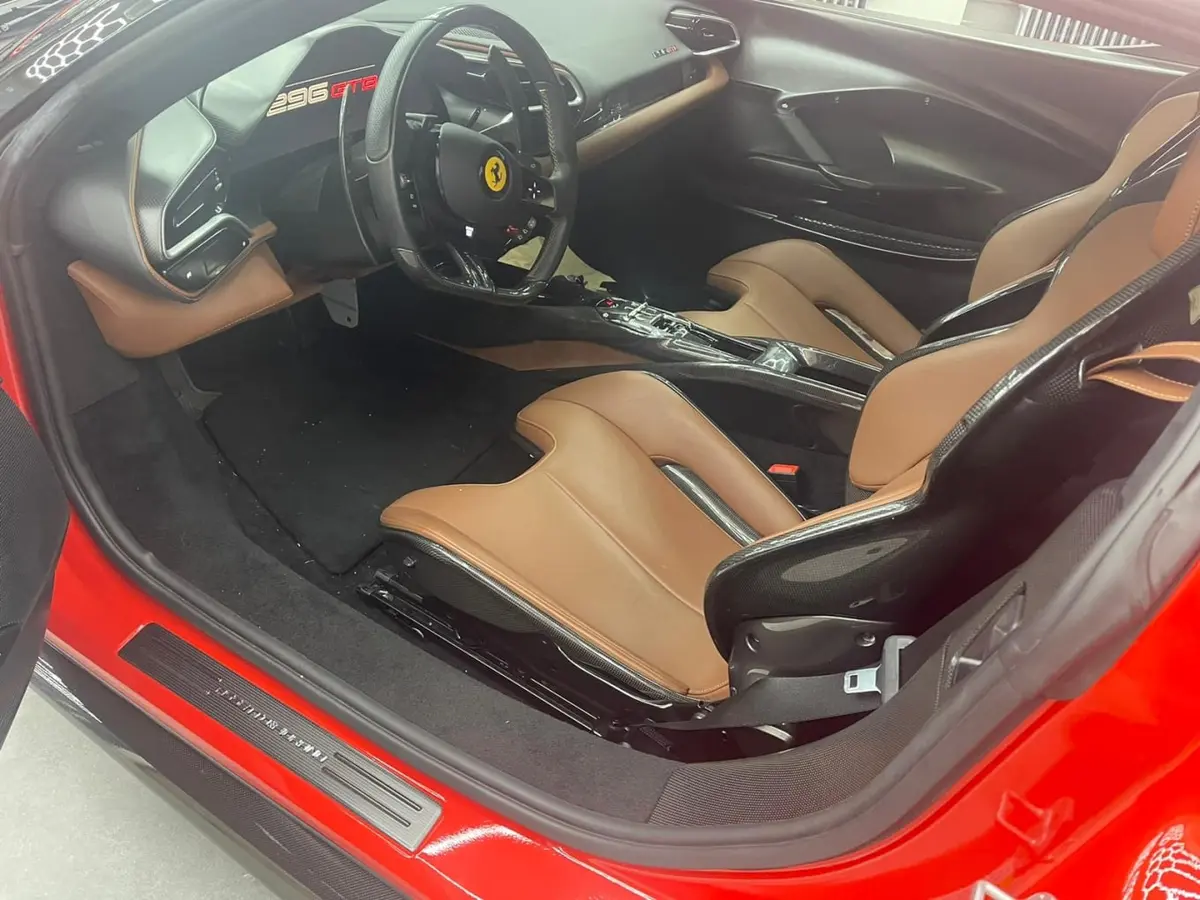 Ferrari 296 GTB 2023, dashboard — Cannes Lux Car Rental, Cannes. Ferrari 296 GTB in Cannes Ferrari 296 GTB rental in Cannes provides access to a 2023…