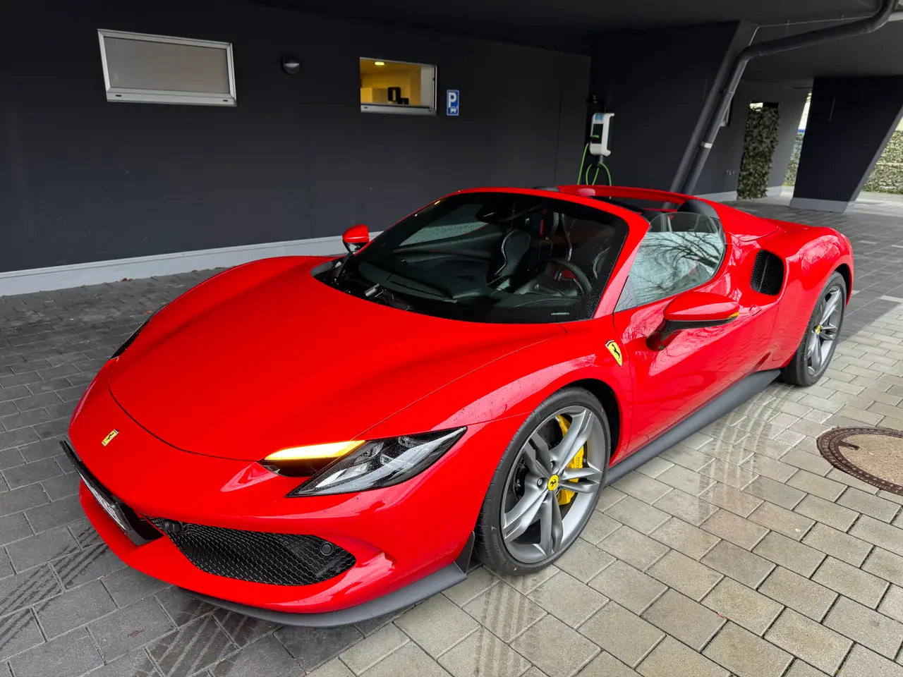 Ferrari 296 GTS Spider 2024, interior — Cannes Lux Car Rental, Cannes. Ferrari 296 GTS Spider in Cannes Ferrari 296 GTS Spider rental in Cannes provides access…