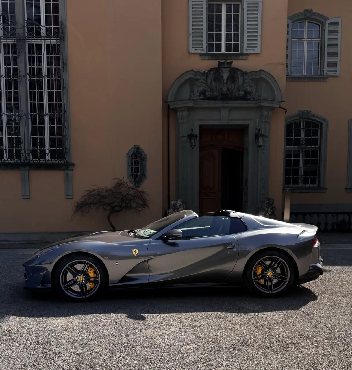 Ferrari 812 GTS 2024, exterior — Cannes Lux Car Rental, Cannes. Ferrari 812 GTS in Cannes Ferrari 812 GTS rental in Cannes provides access to a 2024…