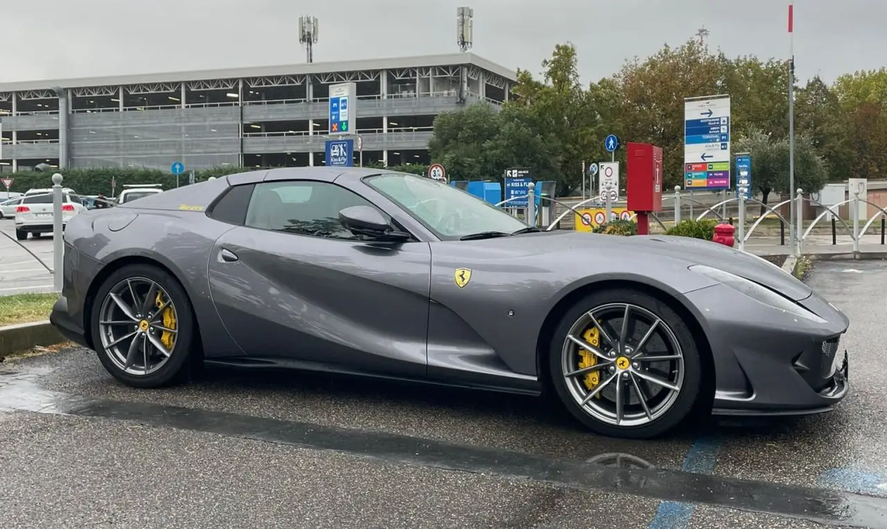 Ferrari 812 GTS 2024, rear view — Cannes Lux Car Rental, Cannes. Ferrari 812 GTS in Cannes Ferrari 812 GTS rental in Cannes provides access to a 2024…