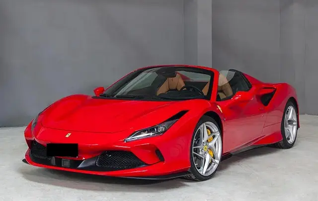 Ferrari F8 Tributo Spider Red 2023 — Cannes Lux Car Rental, Cannes