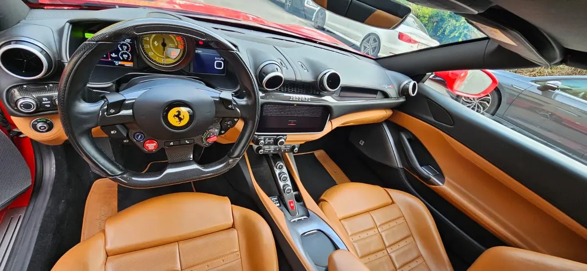 Ferrari Portofino M 2023, front view — Cannes Lux Car Rental, Cannes. Ferrari Portofino M in Cannes Ferrari Portofino M rental in Cannes provides access to an…