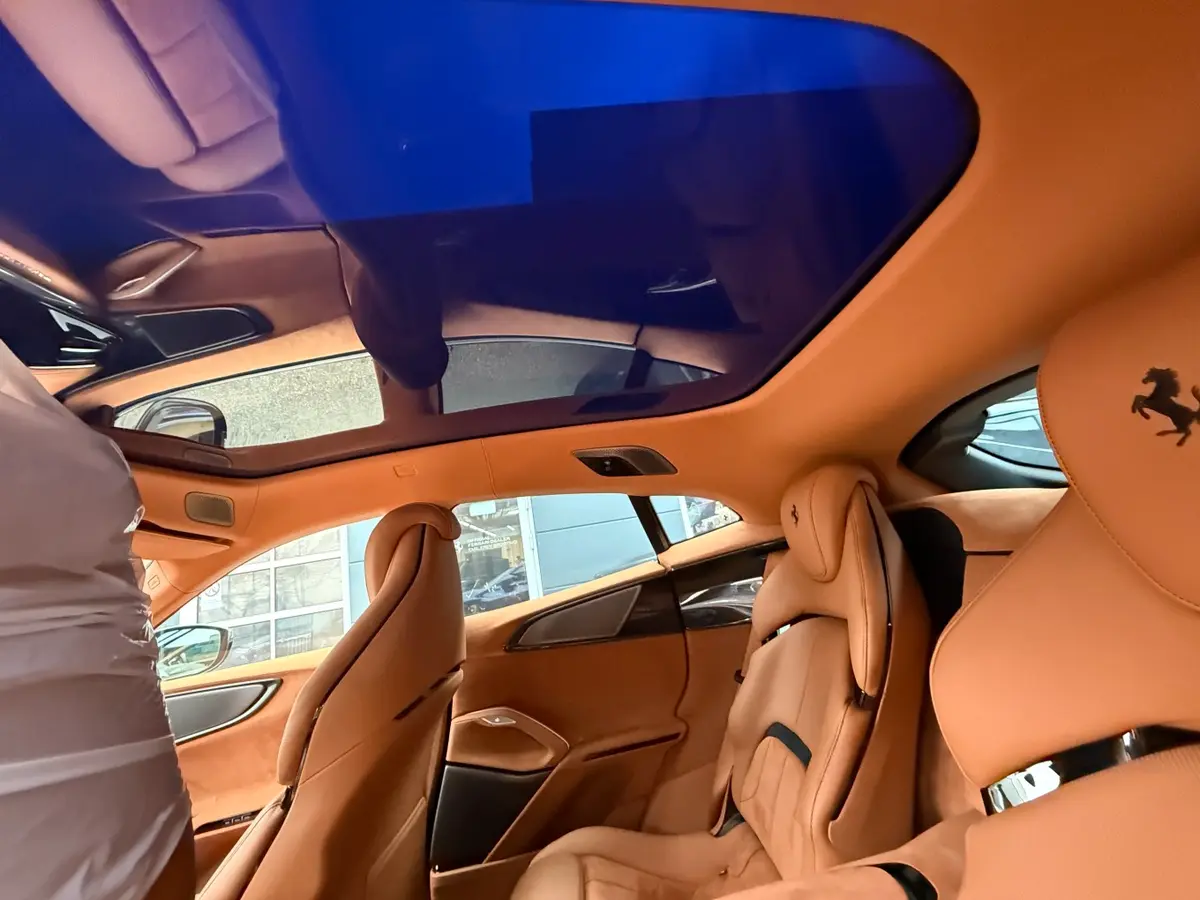 Ferrari Purosangue 2024, interior — Cannes Lux Car Rental, Cannes. Ferrari Purosangue in Cannes Ferrari Purosangue rental in Cannes provides access to a…