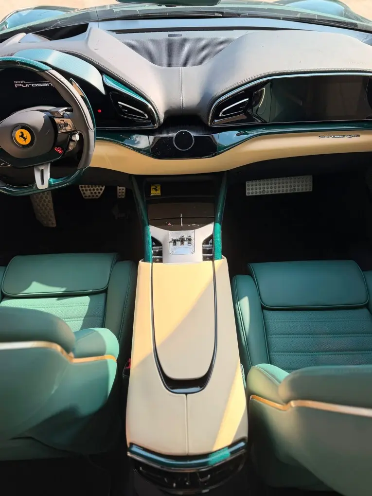 Ferrari Purosangue Atelier 2025, exterior — Cannes Lux Car Rental, Cannes. Ferrari Purosangue Atelier in Cannes Ferrari Purosangue Atelier rental in Cannes provides…