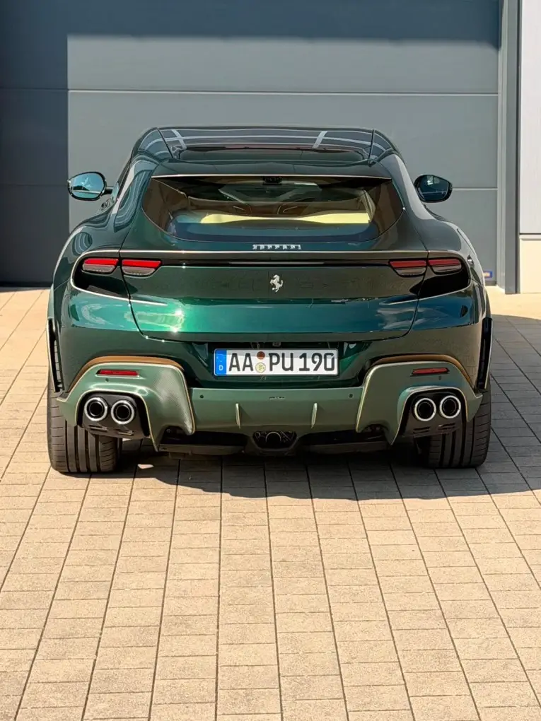 Ferrari Purosangue Atelier 2025, front view — Cannes Lux Car Rental, Cannes. Ferrari Purosangue Atelier in Cannes Ferrari Purosangue Atelier rental in Cannes provides…