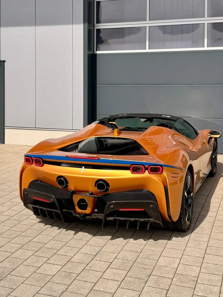 Ferrari SF90 Spider Tailor Made 2025, interior — Cannes Lux Car Rental, Cannes. Ferrari SF90 Spider Tailor Made in Cannes Ferrari SF90 Spider Tailor Made rental in…