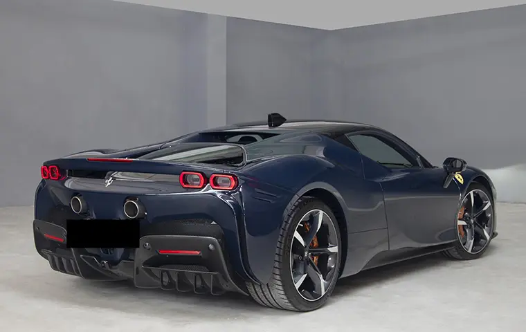 Ferrari SF90 Stradale 2025, interior — Cannes Lux Car Rental, Cannes. Ferrari SF90 Stradale in Cannes Ferrari SF90 Stradale rental in Cannes provides access to…