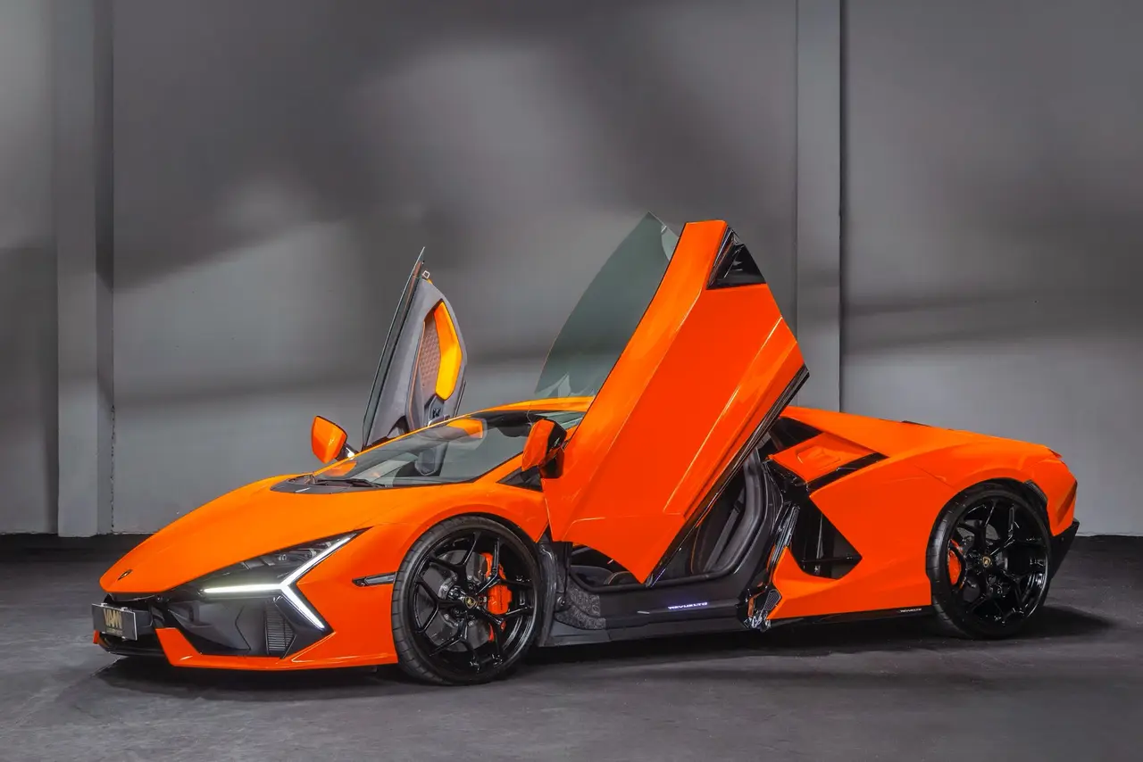 Lamborghini Revuelto 2026, exterior — Cannes Lux Car Rental, Cannes. Lamborghini Revuelto in Cannes Lamborghini Revuelto rental in Cannes provides access to a…