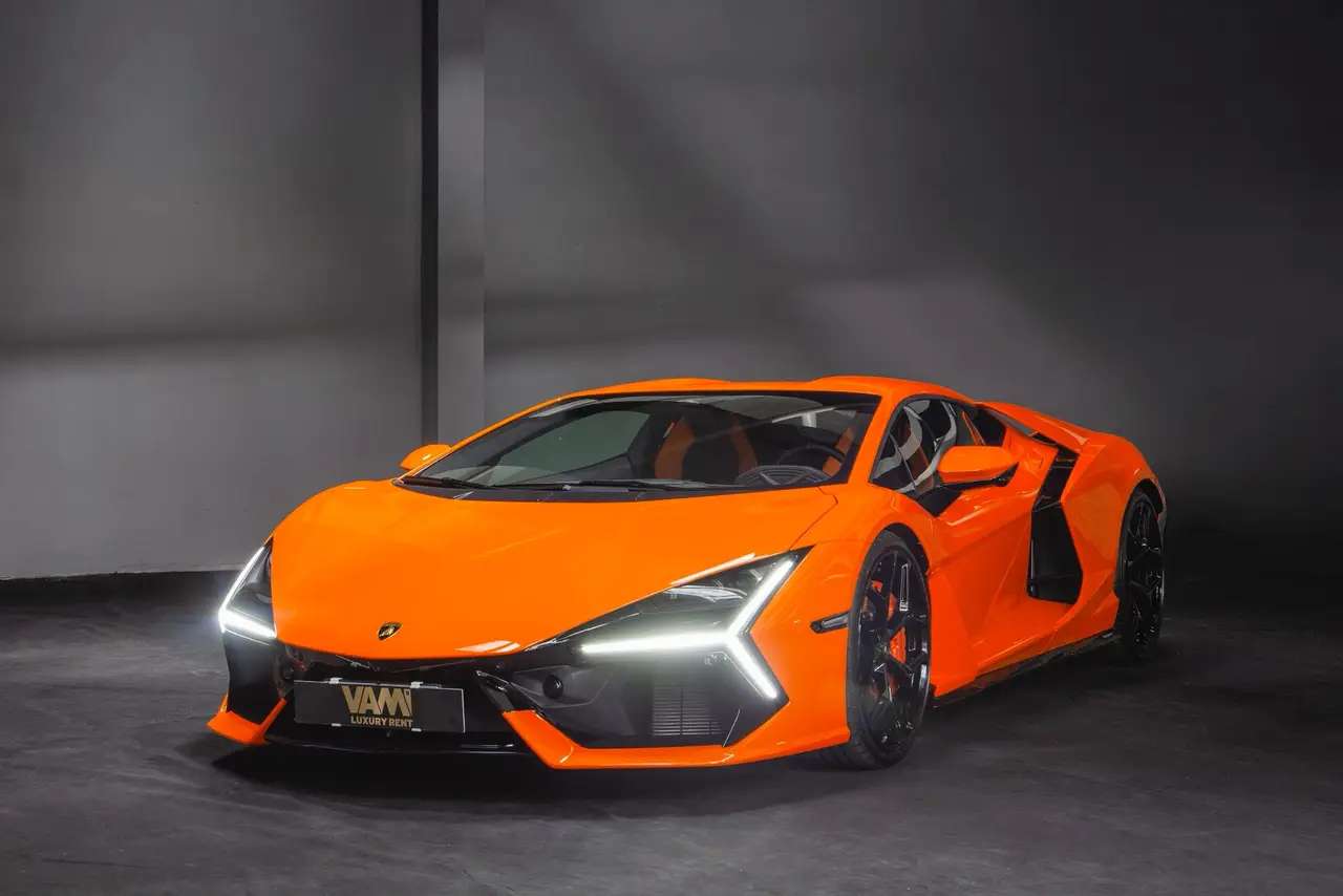 Lamborghini Revuelto 2026, front view — Cannes Lux Car Rental, Cannes. Lamborghini Revuelto in Cannes Lamborghini Revuelto rental in Cannes provides access to a…