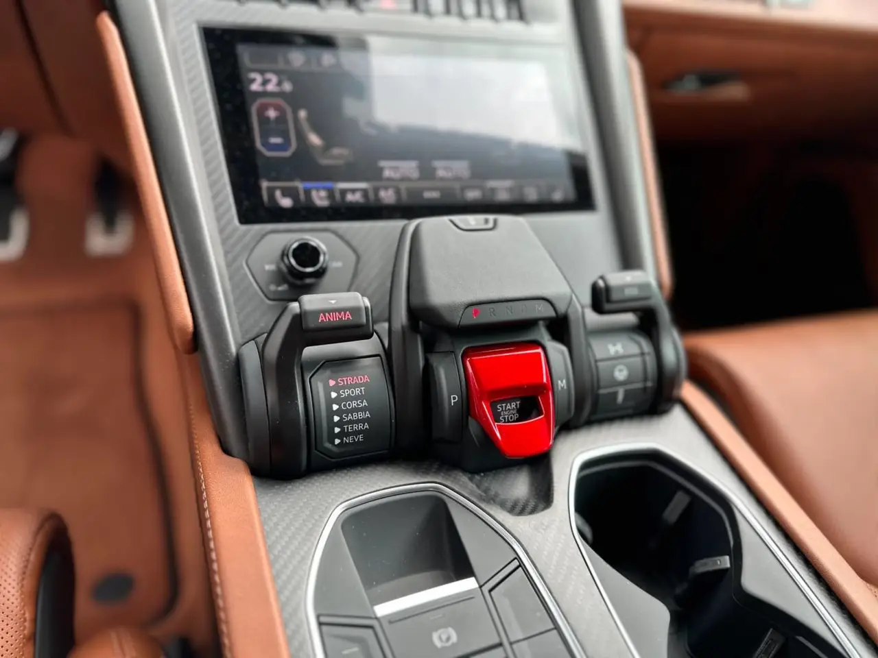 Lamborghini Urus S 2023, interior — Cannes Lux Car Rental, Cannes. Lamborghini Urus S in Cannes Lamborghini Urus S rental in Cannes secures a 2023 SUV…