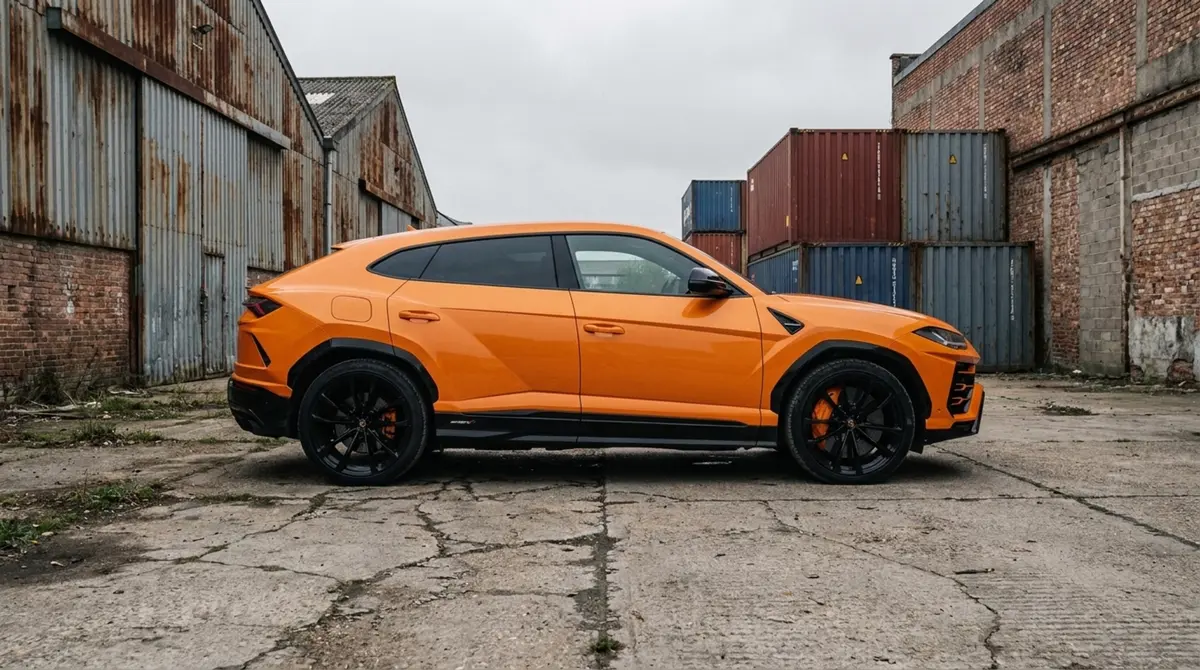 Lamborghini Urus S 2024, exterior — Cannes Lux Car Rental, Cannes. Lamborghini Urus S in Cannes Lamborghini Urus S rental in Cannes secures a 2024 SUV…
