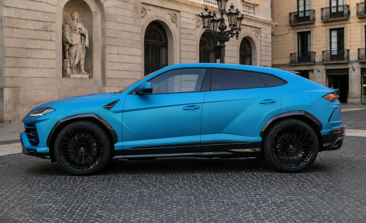 Lamborghini Urus SE 2025, side profile — Cannes Lux Car Rental, Cannes. Lamborghini Urus SE in Cannes Lamborghini Urus SE rental in Cannes provides access to a…