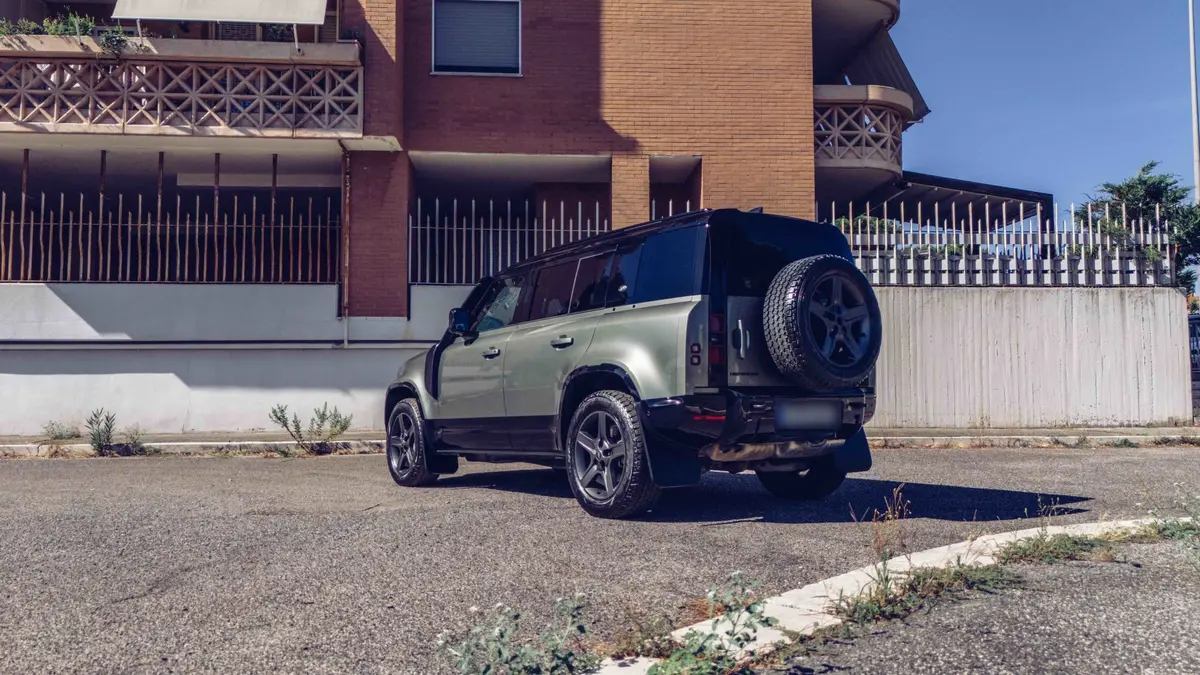 Land Rover Defender X-Dynamic 7 seater 2024, front view — Cannes Lux Car Rental, Cannes. Land Rover Defender X-Dynamic 7 seater in Cannes Land Rover Defender X-Dynamic 7 seater…