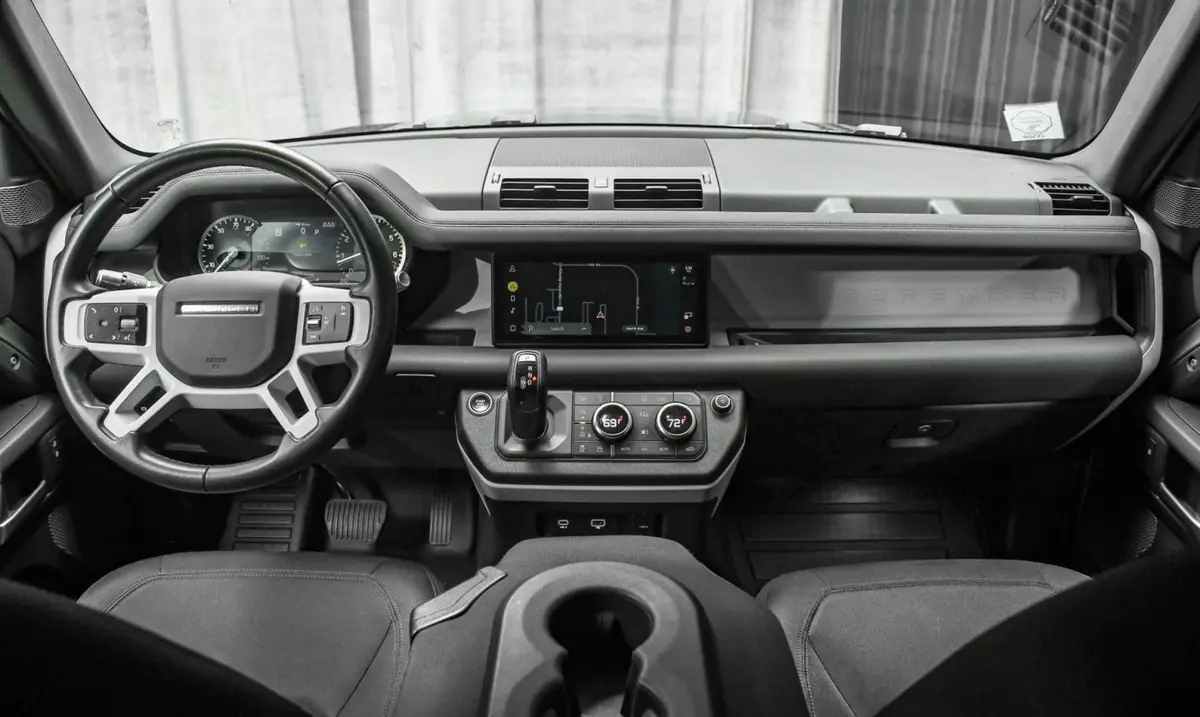 Land Rover Defender X-Dynamic 7 seater 2024, dashboard — Cannes Lux Car Rental, Cannes. Land Rover Defender X-Dynamic 7 seater in Cannes Land Rover Defender X-Dynamic 7 seater…