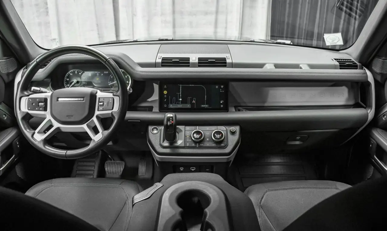 Land Rover Defender X-Dynamic 7 seater 2024, dashboard — Cannes Lux Car Rental, Cannes. Land Rover Defender X-Dynamic 7 seater in Cannes Land Rover Defender X-Dynamic 7 seater…