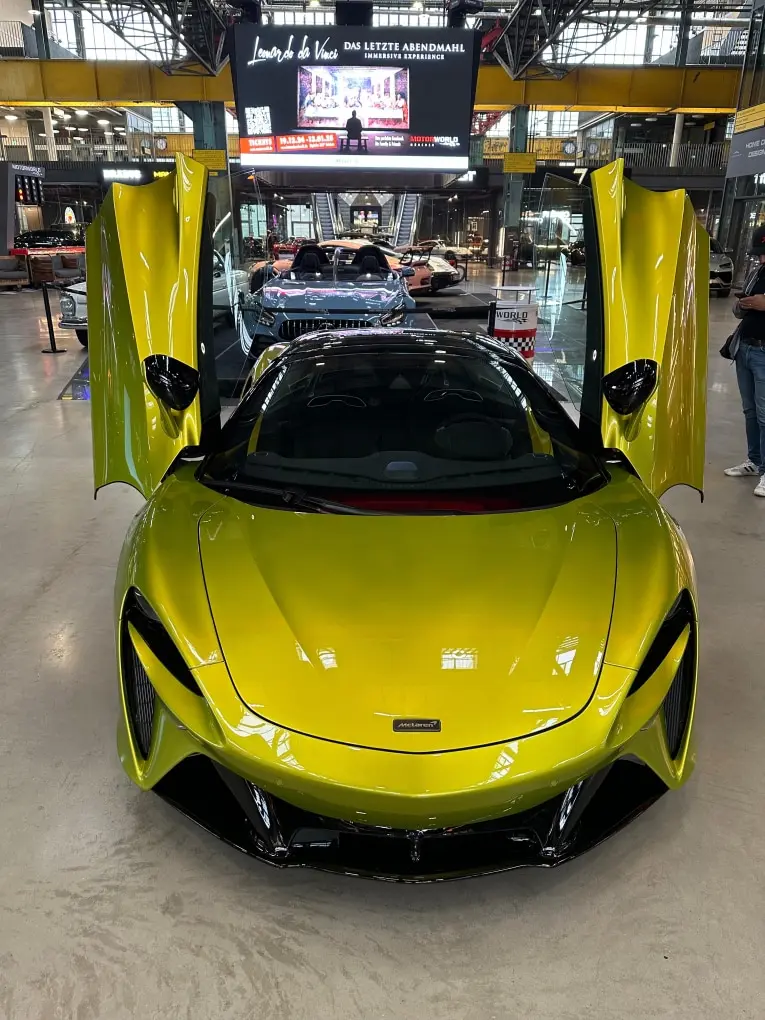 McLaren Artura Spider 2024, rear view — Cannes Lux Car Rental, Cannes. McLaren Artura Spider in Cannes McLaren Artura Spider rental in Cannes gives drivers…
