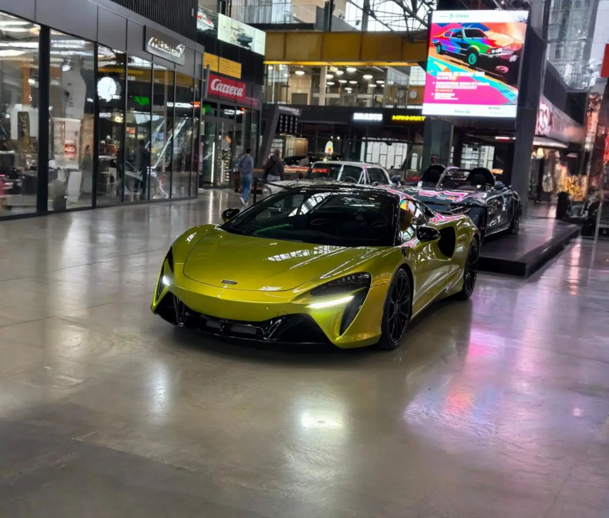 McLaren Artura Spider 2024, interior — Cannes Lux Car Rental, Cannes. McLaren Artura Spider in Cannes McLaren Artura Spider rental in Cannes gives drivers…