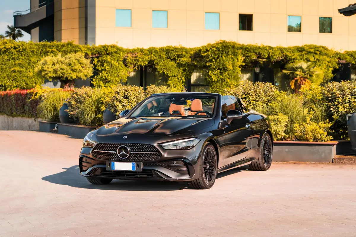 Mercedes Benz CLE 300 Cabriolet AMG Premium 2025, dashboard — Cannes Lux Car Rental, Cannes. Mercedes Benz CLE 300 Cabriolet AMG Premium in Cannes Mercedes Benz CLE 300 Cabriolet AMG…