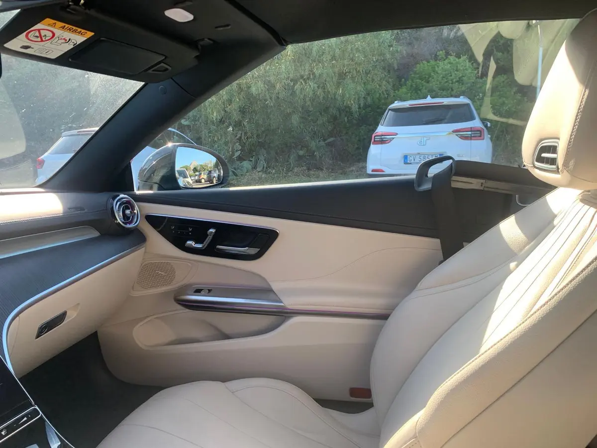Mercedes Benz CLE Cabrio 2025, front view — Cannes Lux Car Rental, Cannes. Mercedes Benz CLE Cabrio in Cannes Mercedes Benz CLE Cabrio rental in Cannes provides…