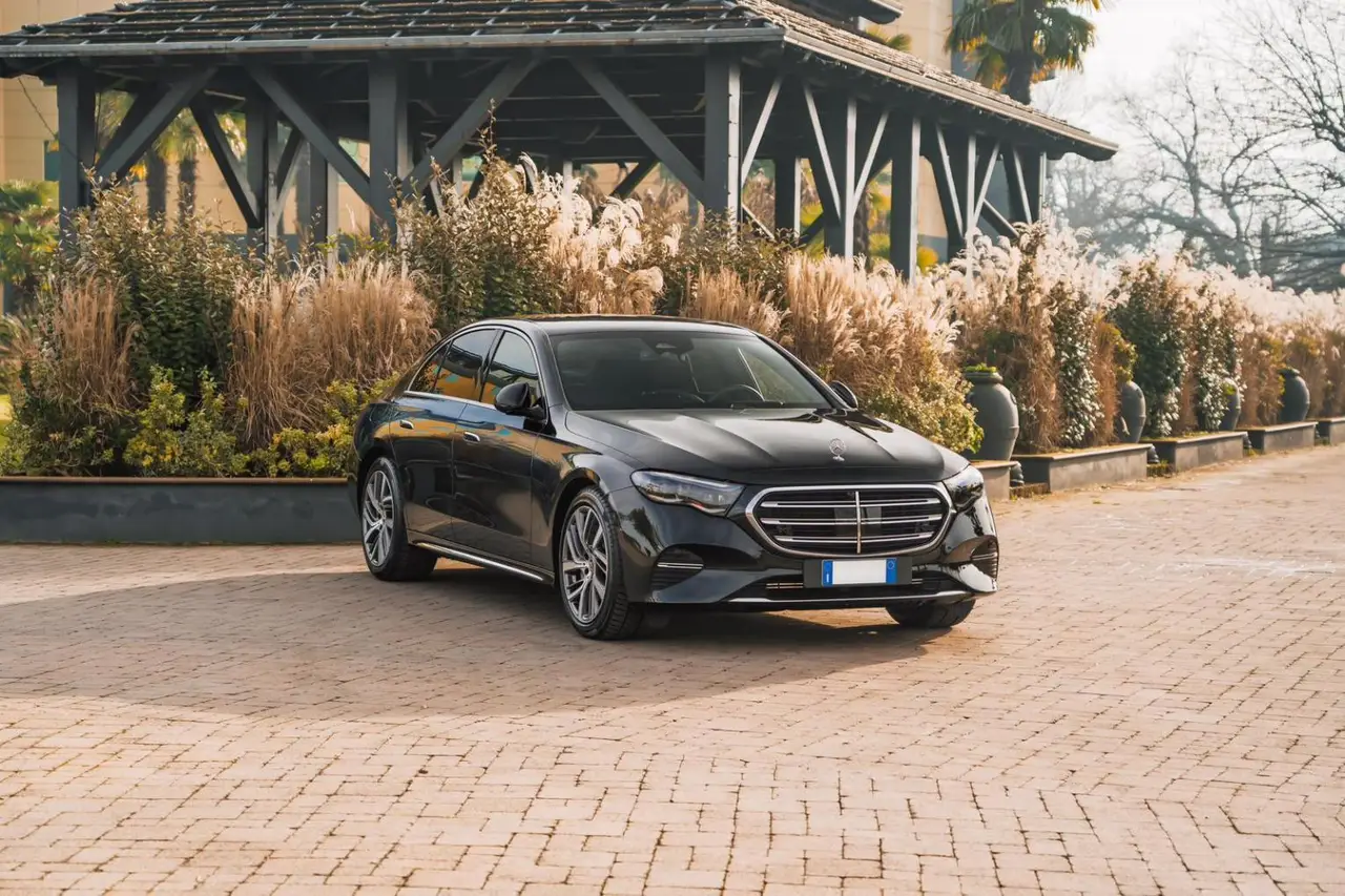 Mercedes Benz E-klasse 220d Premium Plus 2026, rear view — Cannes Lux Car Rental, Cannes. Mercedes Benz E-klasse 220d Premium Plus in Cannes Mercedes Benz E-klasse 220d Premium…
