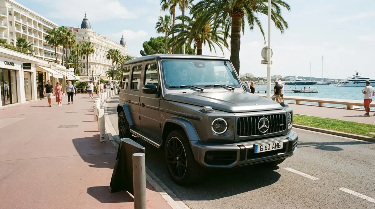 Mercedes Benz G63 2023 — Cannes Lux Car Rental, Cannes. Mercedes Benz G63 in Cannes Mercedes Benz G63 rental in Cannes provides access to a 2023…