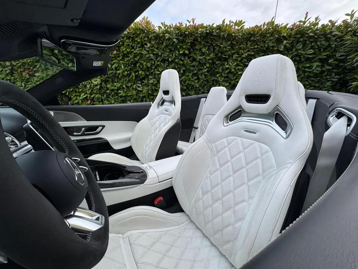 Mercedes Benz SL 63 AMG 2025, exterior — Cannes Lux Car Rental, Cannes. Mercedes Benz SL 63 AMG in Cannes Mercedes Benz SL 63 AMG rental in Cannes provides…