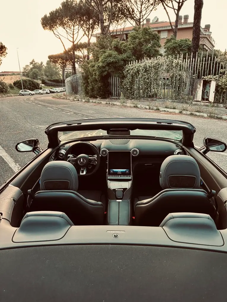 Mercedes Benz SL63 Cabrio 2023, interior — Cannes Lux Car Rental, Cannes. Mercedes Benz SL63 Cabrio in Cannes Mercedes Benz SL63 Cabrio rental in Cannes provides…