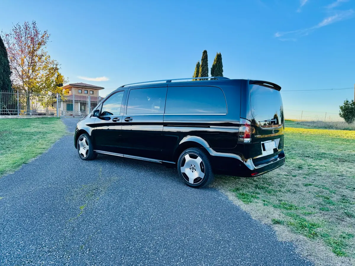 Mercedes Benz V300 4x4 XL Exclusive 7 seats 2025, exterior — Cannes Lux Car Rental, Cannes. Mercedes Benz V300 4x4 XL Exclusive 7 seats in Cannes Mercedes Benz V300 4x4 XL Exclusive…