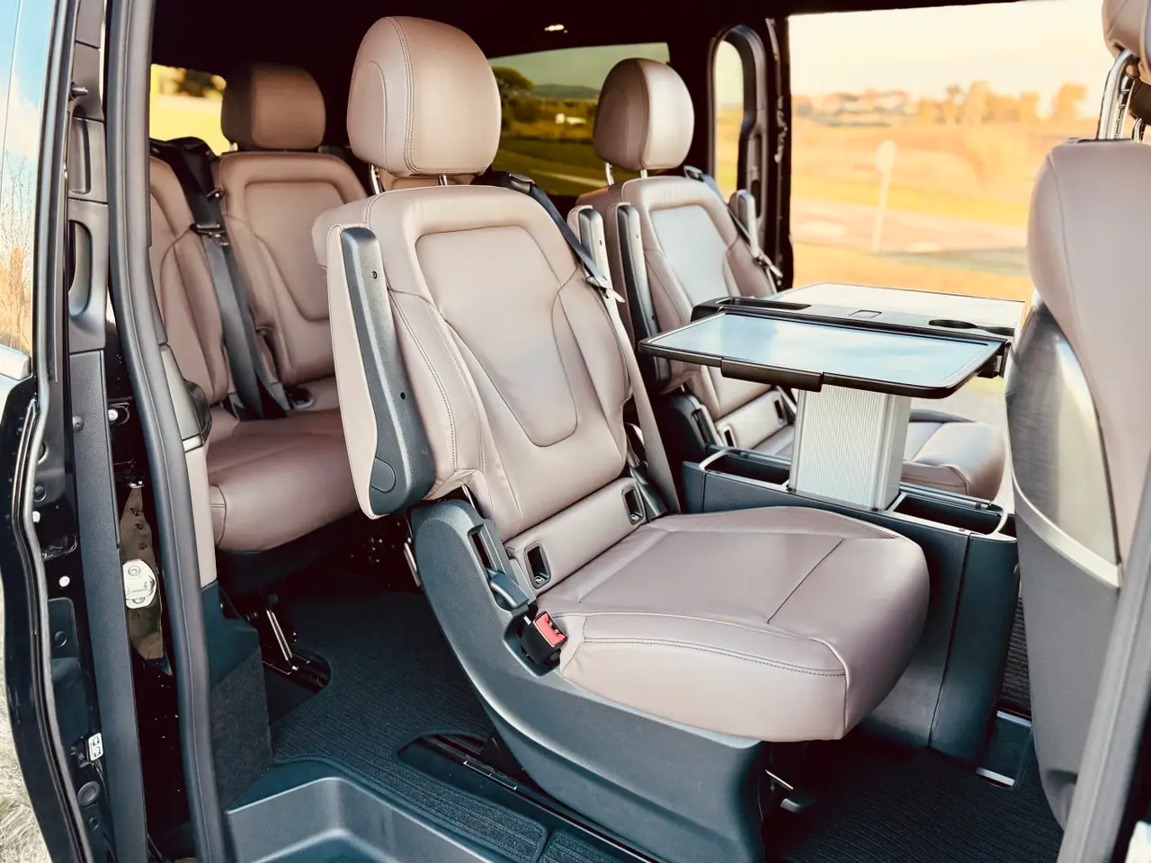 Mercedes Benz V300 4x4 XL Exclusive 7 seats 2025, rear view — Cannes Lux Car Rental, Cannes. Mercedes Benz V300 4x4 XL Exclusive 7 seats in Cannes Mercedes Benz V300 4x4 XL Exclusive…