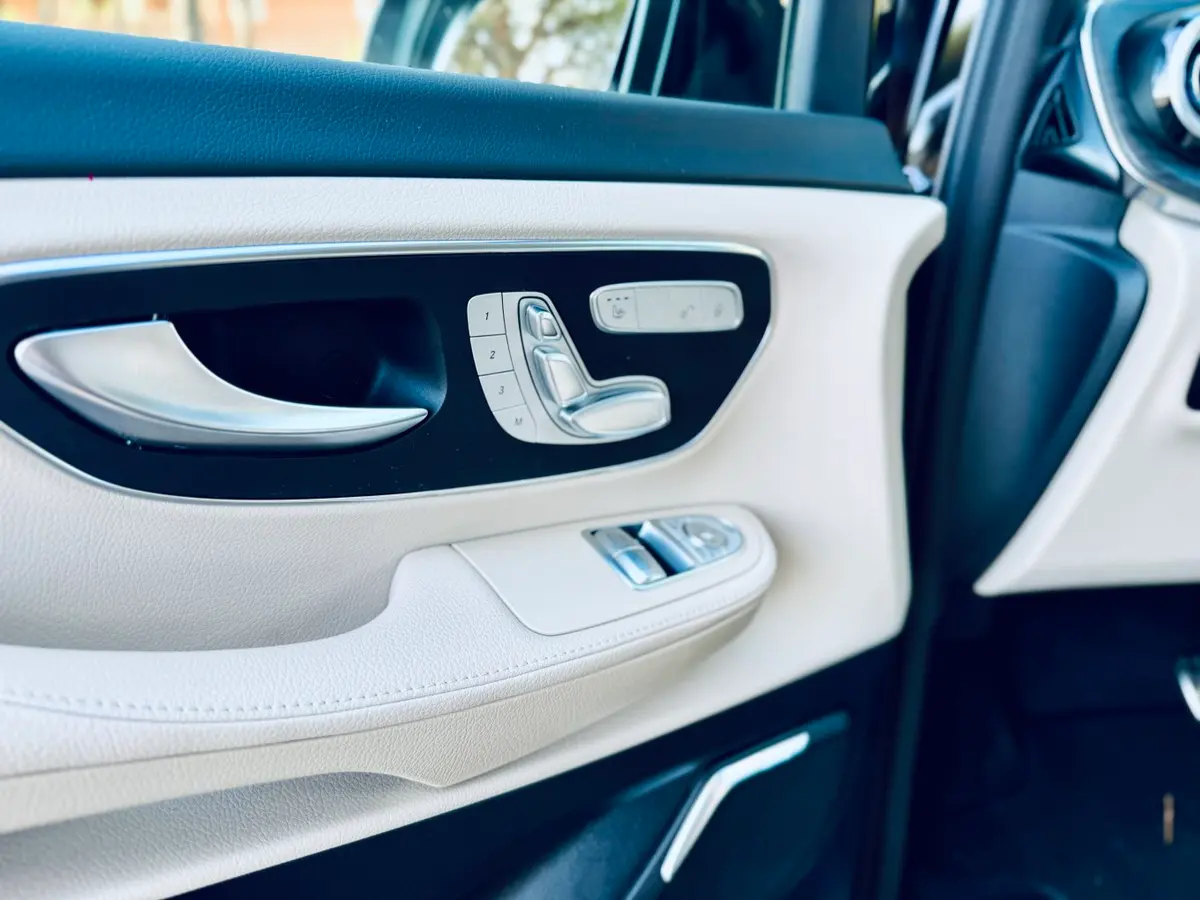 Mercedes Benz V300 4x4 XL VIP (Captain, 7 seat) 2025, front view — Cannes Lux Car Rental, Cannes. Mercedes Benz V300 4x4 XL VIP (Captain, 7 seat) in Cannes Mercedes Benz V300 4x4 XL VIP…