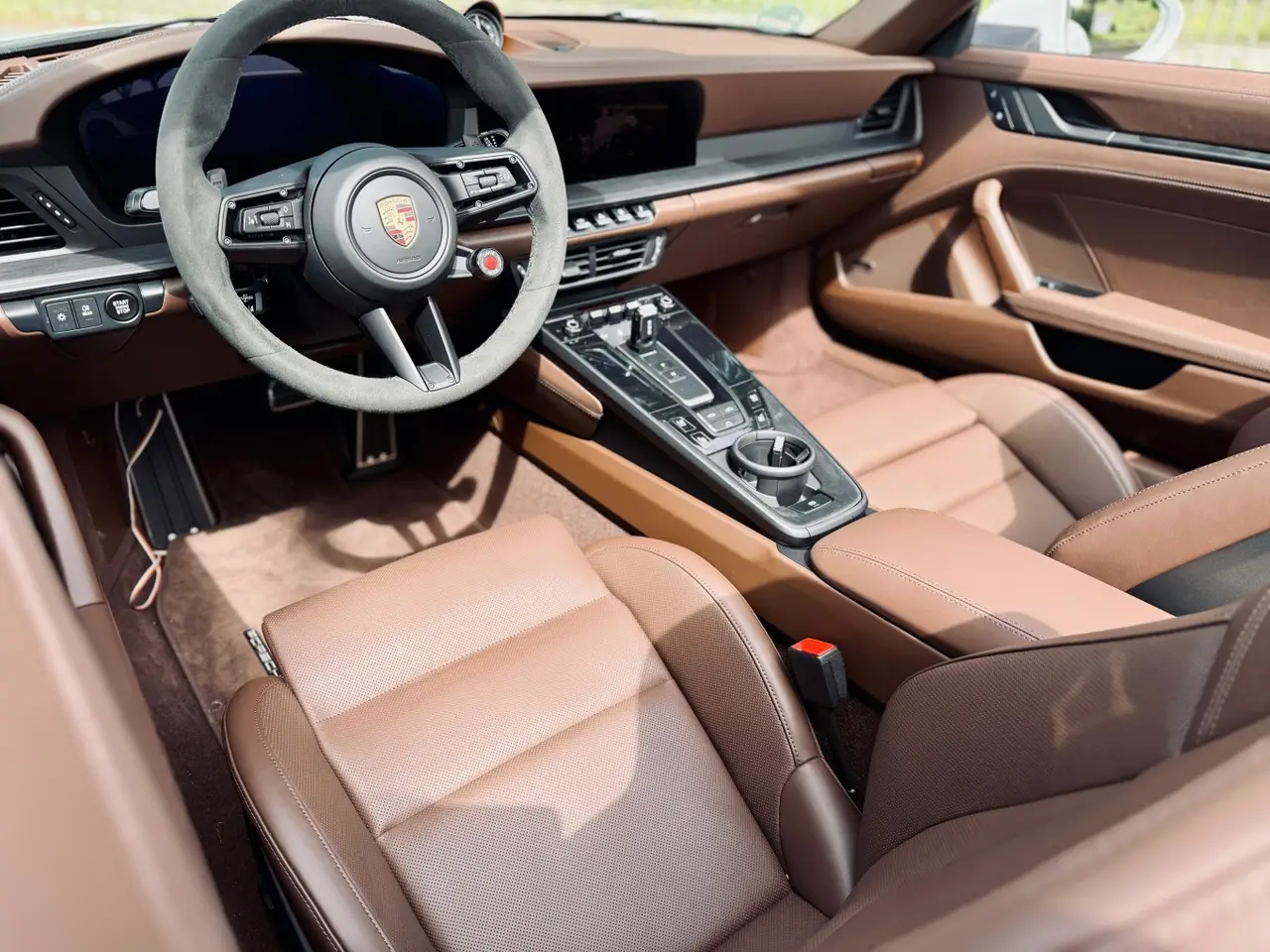 Porsche 992.2 Carrera 4 GTS Cabrio 2025, dashboard — Cannes Lux Car Rental, Cannes. Porsche 992.2 Carrera 4 GTS Cabrio in Cannes Porsche 992.2 Carrera 4 GTS Cabrio rental in…
