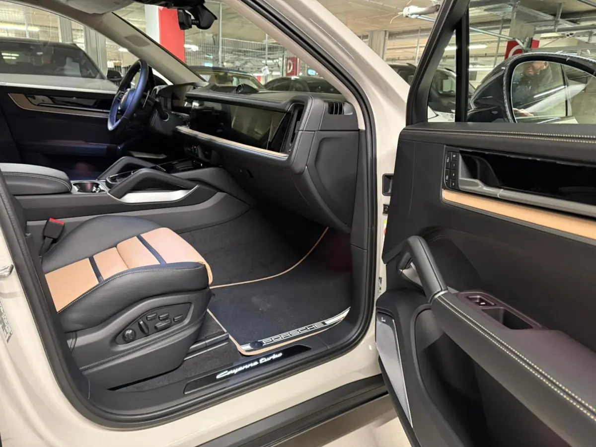 Porsche Cayenne Turbo E-Hybrid Coupé GT 2026, rear view — Cannes Lux Car Rental, Cannes. Porsche Cayenne Turbo E-Hybrid Coupé GT in Cannes Porsche Cayenne Turbo E-Hybrid Coupé GT…