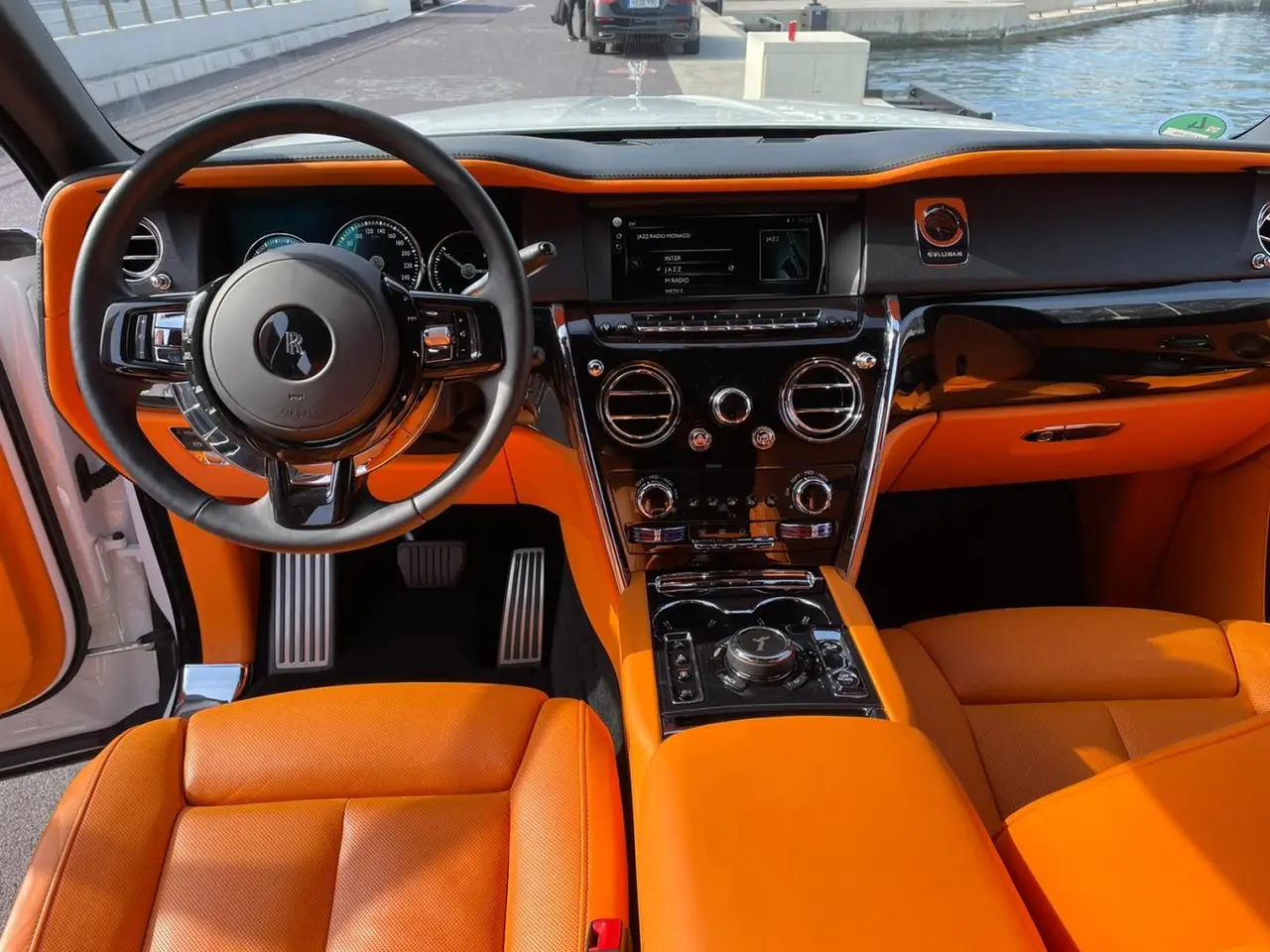 Rolls-Royce Cullinan 2022, rear view — Cannes Lux Car Rental, Cannes. Rolls-Royce Cullinan in Cannes Rolls-Royce Cullinan hire in Cannes offers a 2022 luxury…