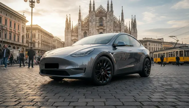 Tesla Model Y Long Range 2023 — Cannes Lux Car Rental, Cannes