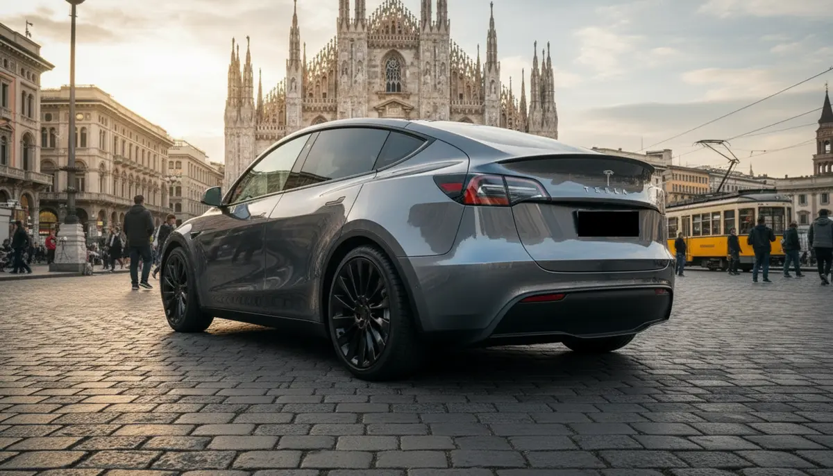 Tesla Model Y Long Range 2023, exterior — Cannes Lux Car Rental, Cannes. Tesla Model Y Long Range in Cannes Tesla Model Y Long Range hire in Cannes provides an…